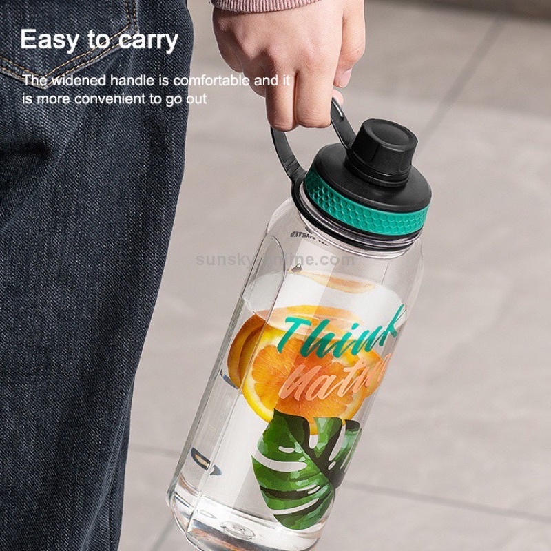 Termurah Botol Minum Think Nature 2000 ML - Botol Besar 2 Liter - Drink Bottle