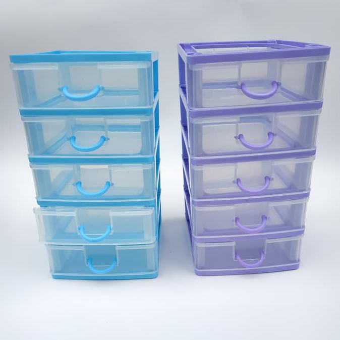 Ready Laci Susun 5 Kecil Laci Mini Mini Container Laci Plastik .