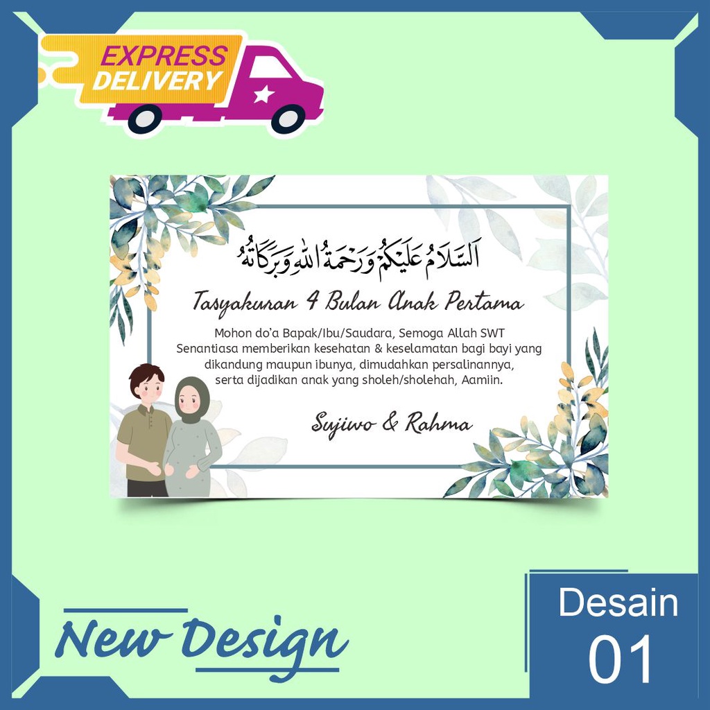 

Stiker Label Sticker Tasyakuran Sykuran Kehamilan Hamil 4 Bulan 7 bulan