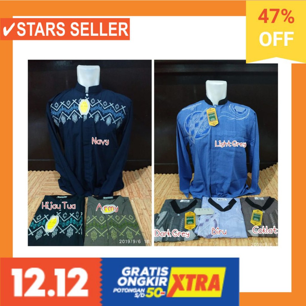 PAKAIAN MUSLIM TERBAIK PALING ANAK ORANG TUA PINK MURAH / KOKO DEWASA FULL WARNA LENGAN PANJANG