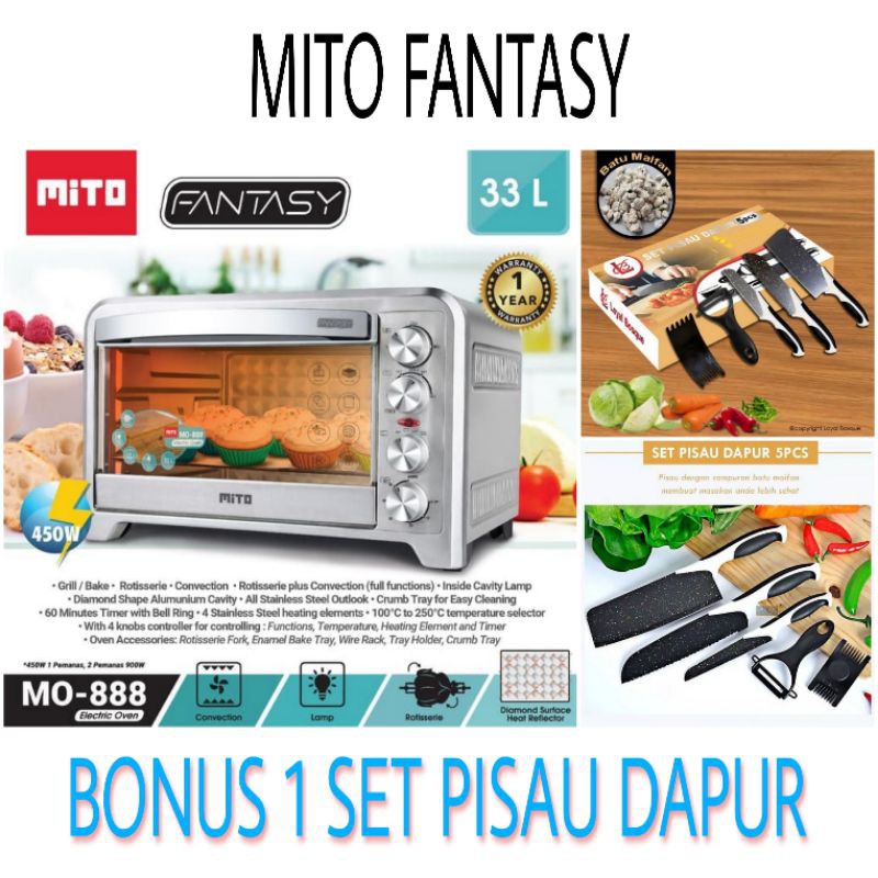 OVEN MITO FANTASY MO-888 FREE ONGKIR SELURUH KOTA SURABAYA
