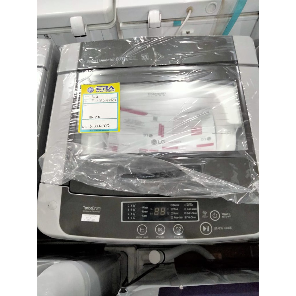 LG Mesin cuci  1 tabung Top Loading T2108VSPCK 8 kg SMART INVERTER Magelang