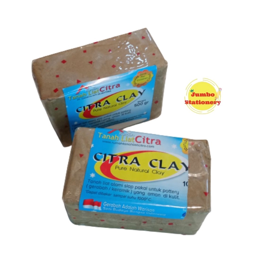 Citra Tanah Liat / Modelling Clay Citra 500 gr / Tanah Liat