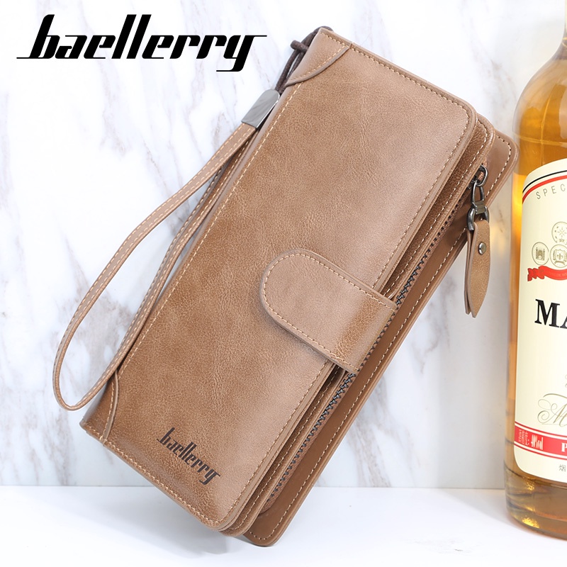 BAELLERRY S6701 Dompet Pria Wanita Panjang Bahan Kulit PU Leather Premium WATCHKITE BAEOS-5
