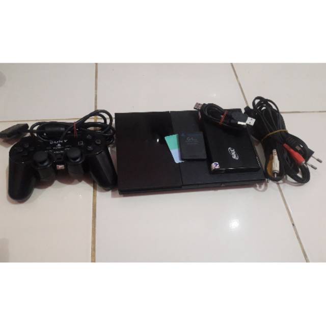 MURAH BANGET PS2 SLIM MATRIX FULL SET (BEKAS)