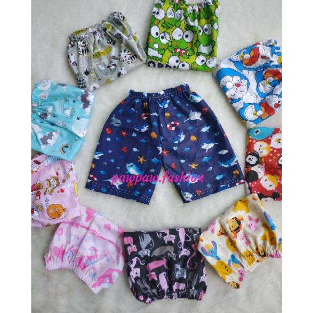Celana pendek anak katun catra celana katun catra 0 3th Celana pendek anak katun catra celana katun catra 0 3th