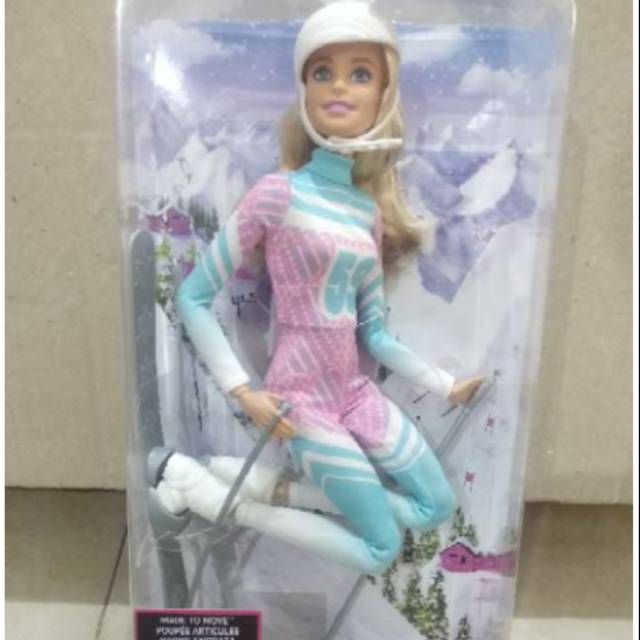 barbie made to move skier