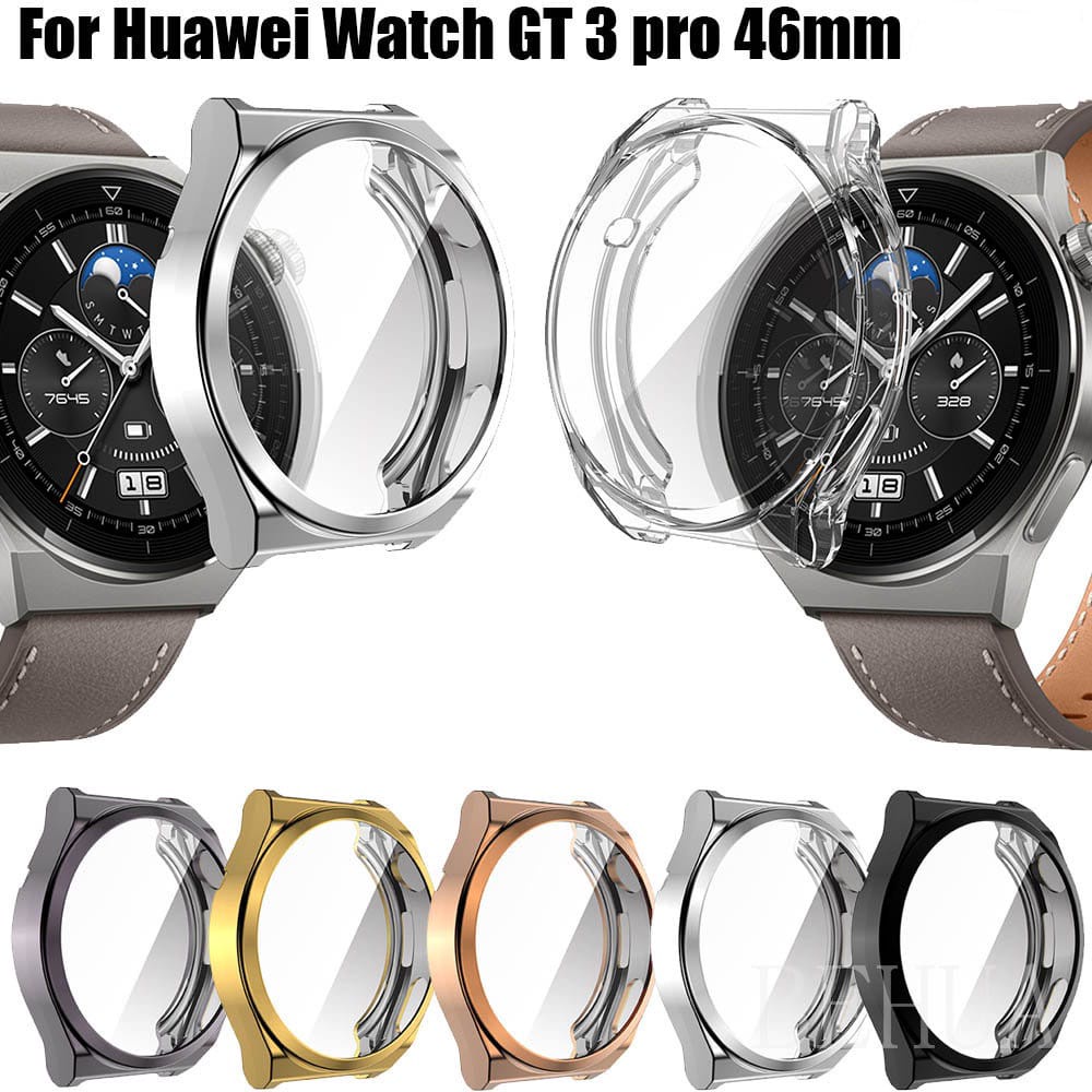BUMPER CASE HUAWEI GT 3 PRO 46MM - PROTECTOR SCREEN FULL COVER - PELINDUNG SMARTWATCH HUAWEI WATCH G
