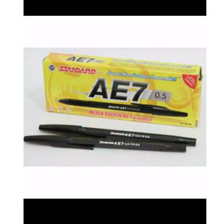 

Pulpen standard AE7 0,5 Hitam