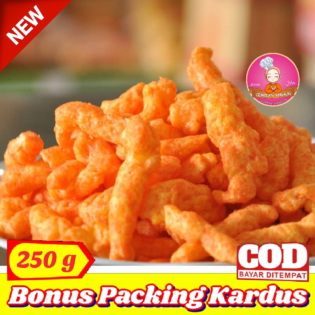 

Cheetos Balado 250g / TES Cheetos Jagung Bakar - Cemilan Ribhun snack kiloan makanan ringan