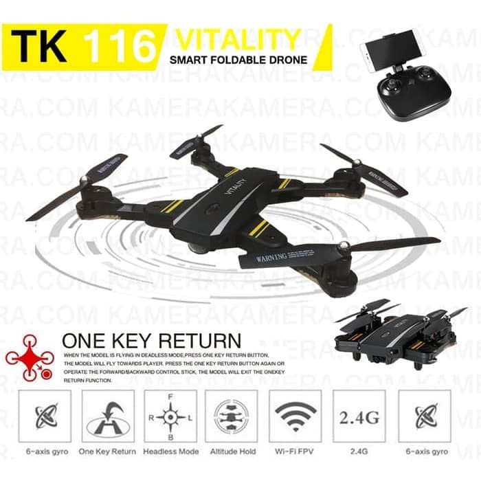 Drone Murah Pemula Kamera Mini TK116 Vitality