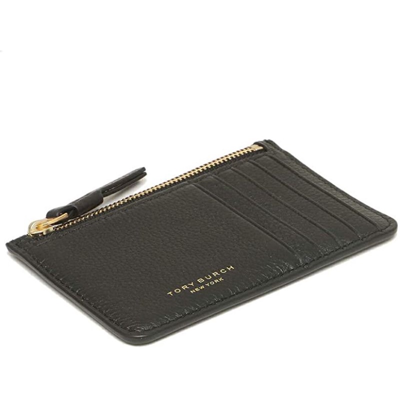 Tory Burch Card Case - Black Leather