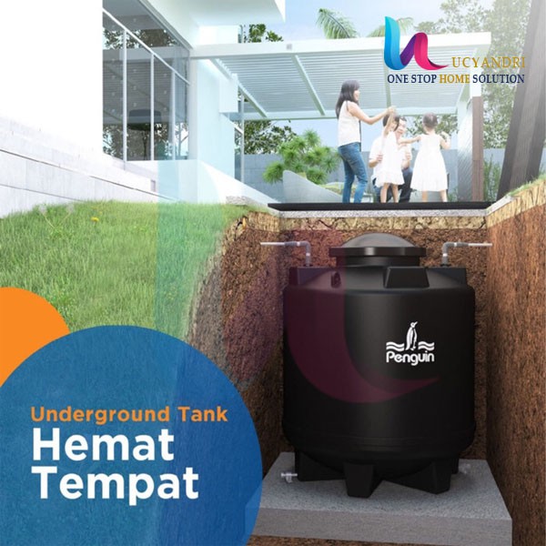 Tangki / Toren KIMIA Pendam, Tanam Penguin TP 300 (2.850 L)