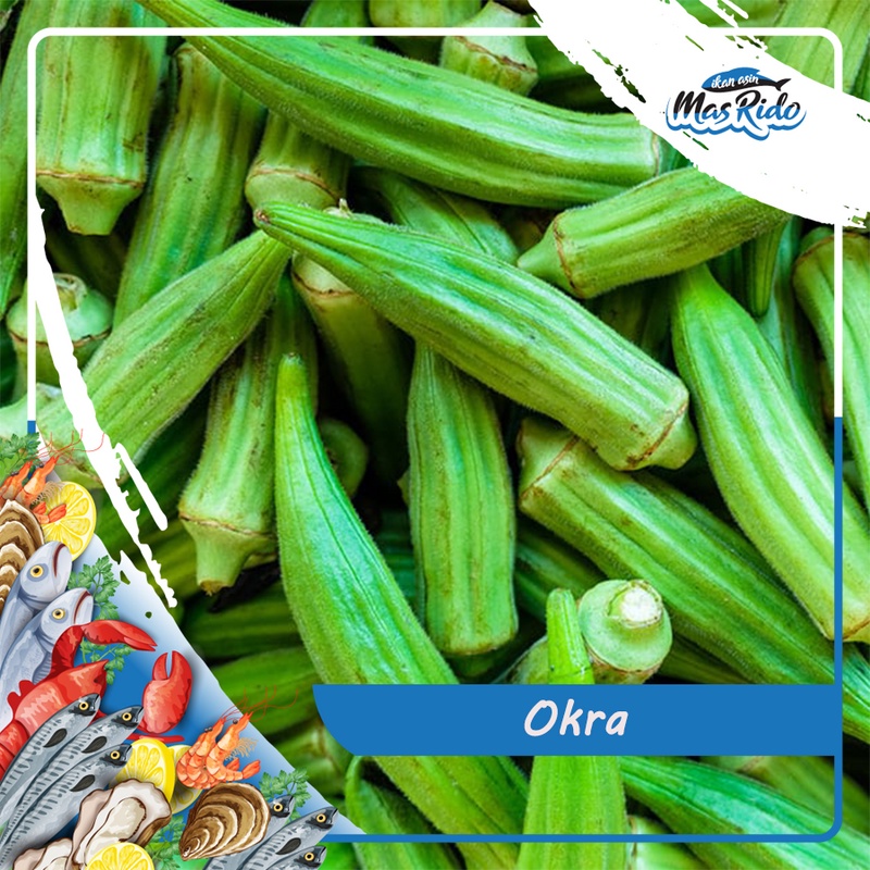 

Sayur Okra Hijau Segar Fresh Kwalitas Super Harga Murah Per Pack