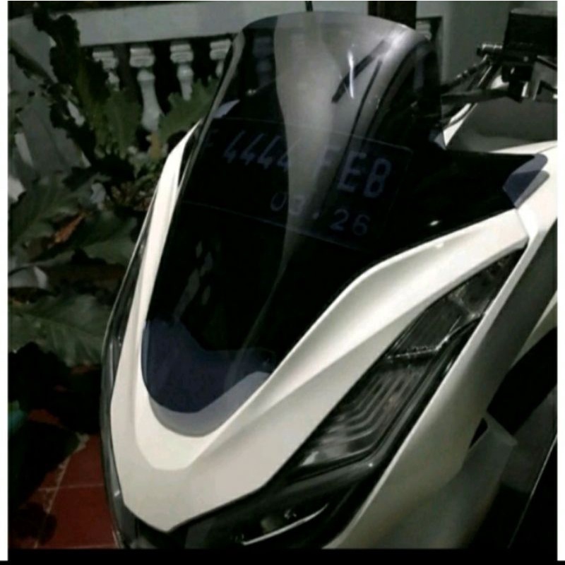 VISOR/WINDSHIELD kaca motor PCX new 160