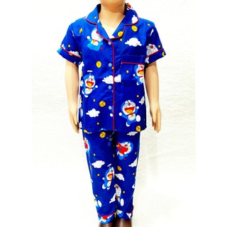 PROMO Baju Tidur Setelan PIYAMA Anak DORAEMON AWAN Katun PROMO Baju Tidur Setelan PIYAMA Anak DORAEMON AWAN Katun