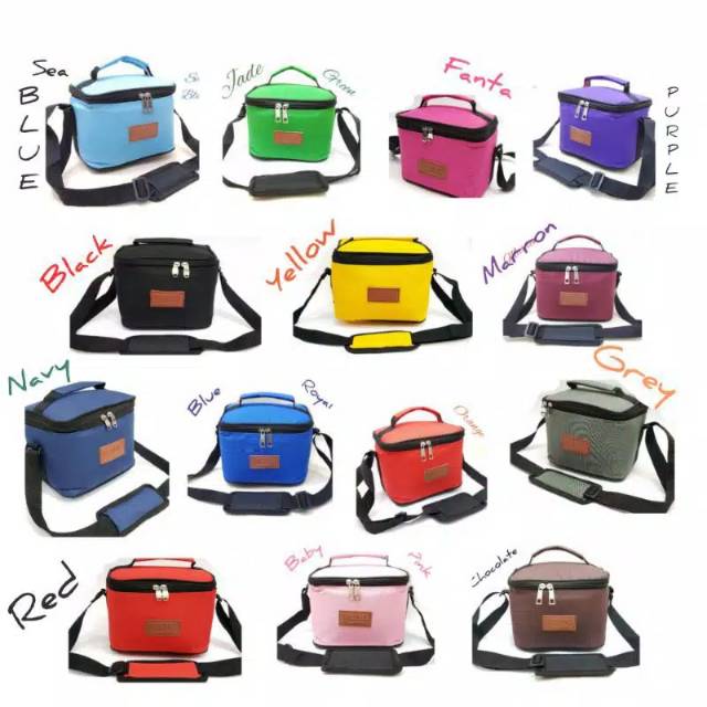 TERMURAH Cooler bag asi asip + 2 ice gel mino + 6 botol asi s1