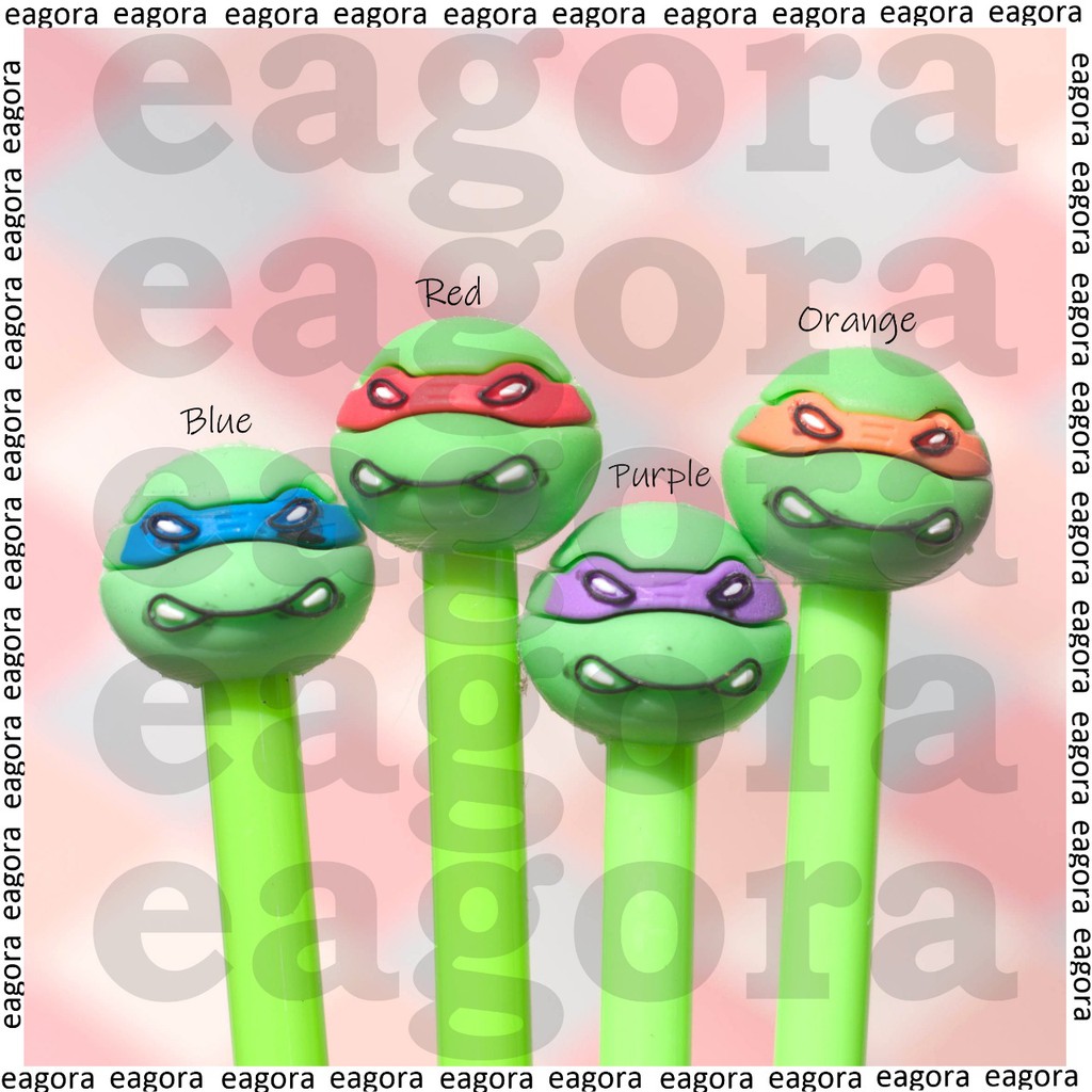 

Pulpen Gel Turtle Ninja Kura Kura Pena Lucu Bolpen Unik Pen