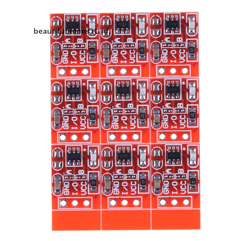 Ttp223 10Pcs / Set Modul Saklar Sentuh Kapasitif Self-Lock Untuk Perlengkapan Elektronik