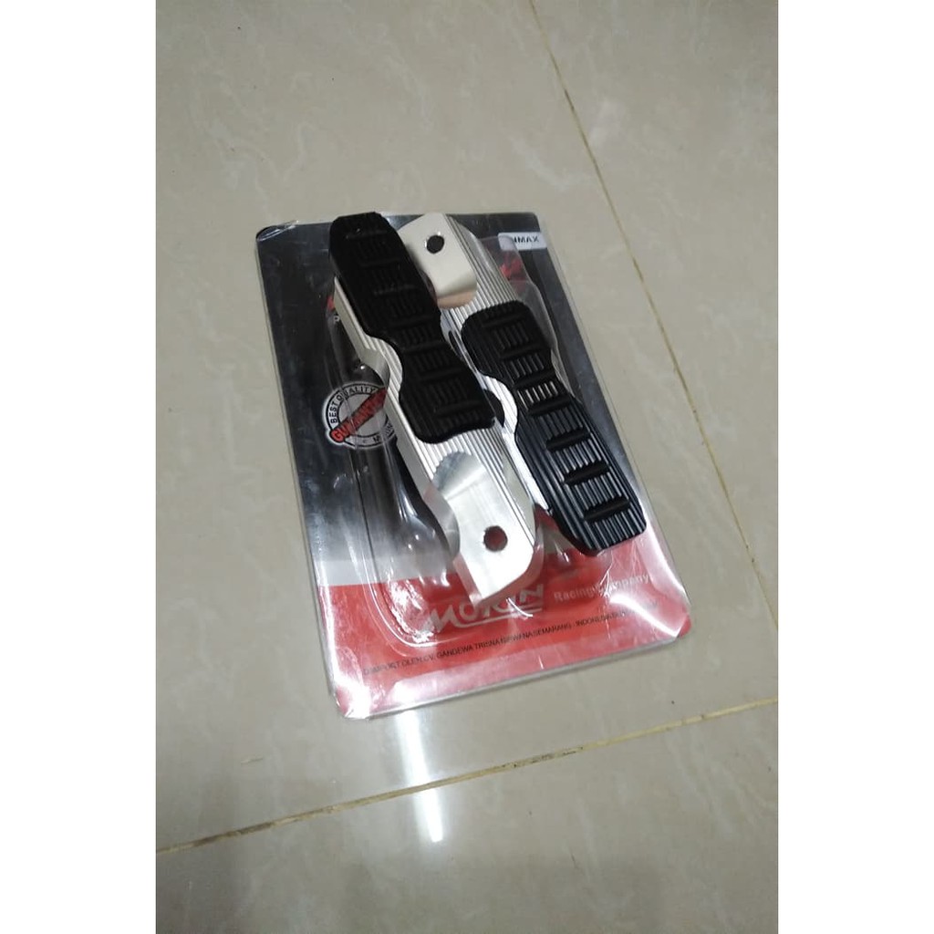 Striker Motor ORI&KW / FootStep & Foot Step Belakang Nmax 155 Silver Hitam Cnc