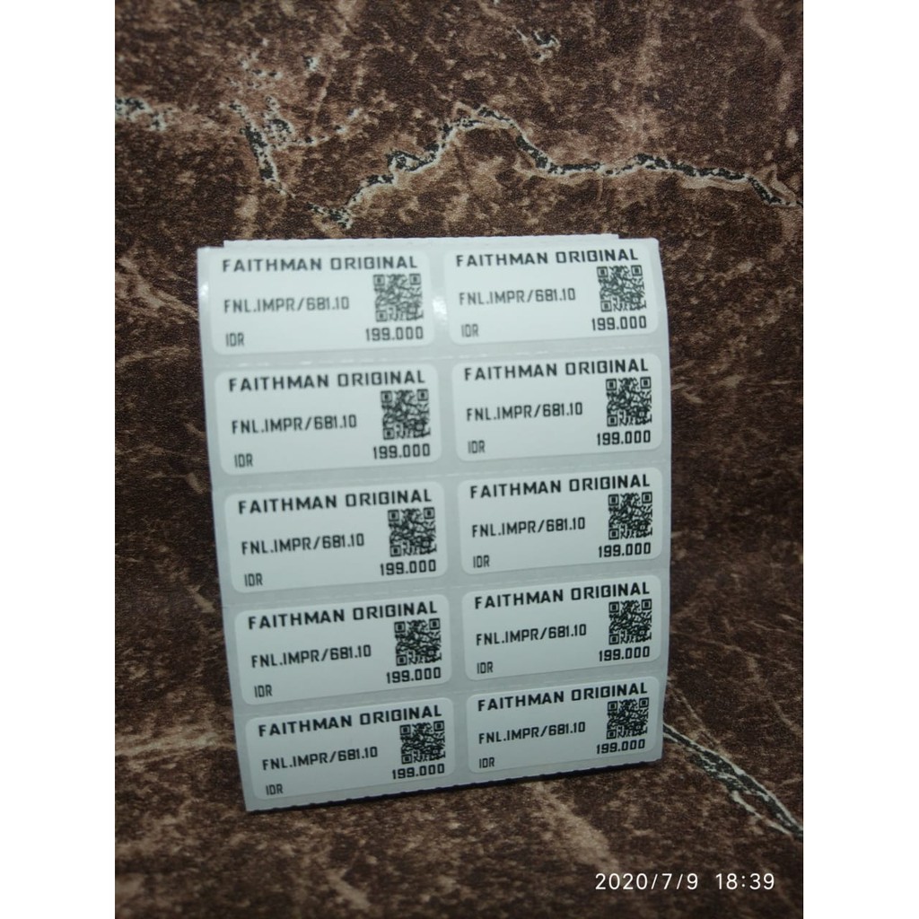 Cetak Label Harga - Cetak label Barcode - Cetak Barcode harga - Label Harga isi 400