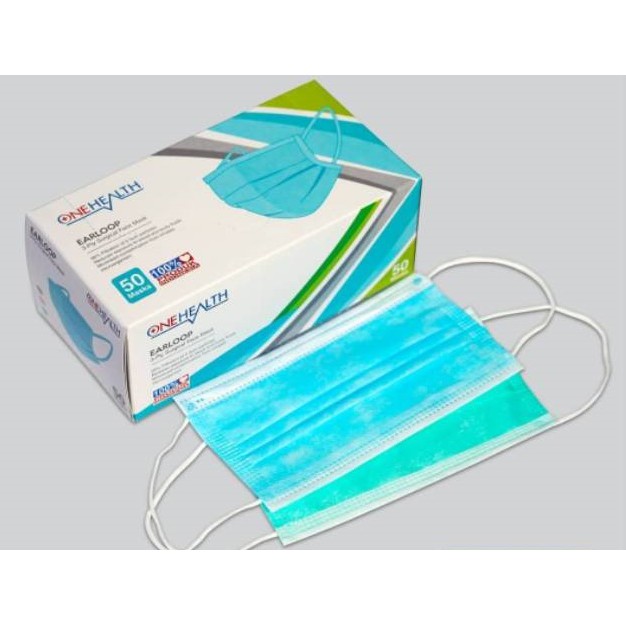 Masker Medis One Health 3PLY isi 50pcs # earloop#masker medis murah