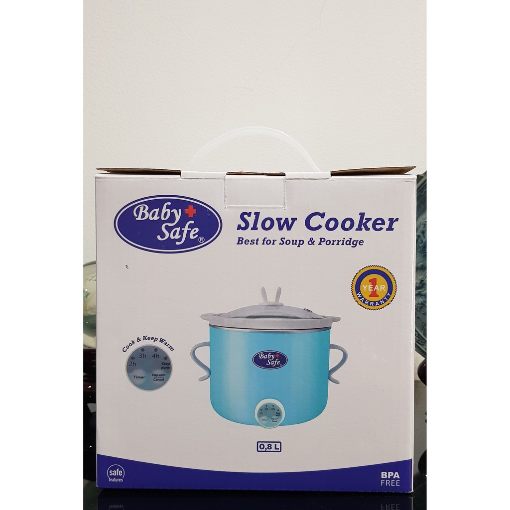 Baby Safe Slow Cooker LB007 Alat Makan Bayi 0.8 L