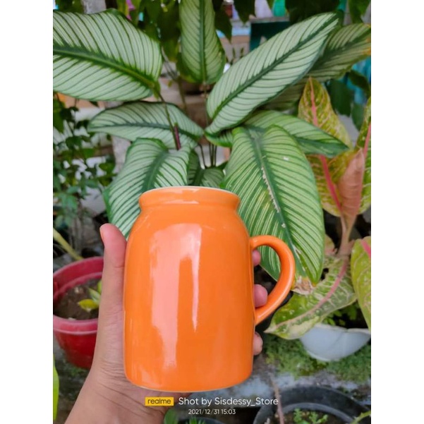 MILK MUG, GELAS WARNA WARNI, BISA BELI SATUAN DAN PERSET 6 PCS, GELAS KERAMIK, GELAS CANTIK WARNA-WA