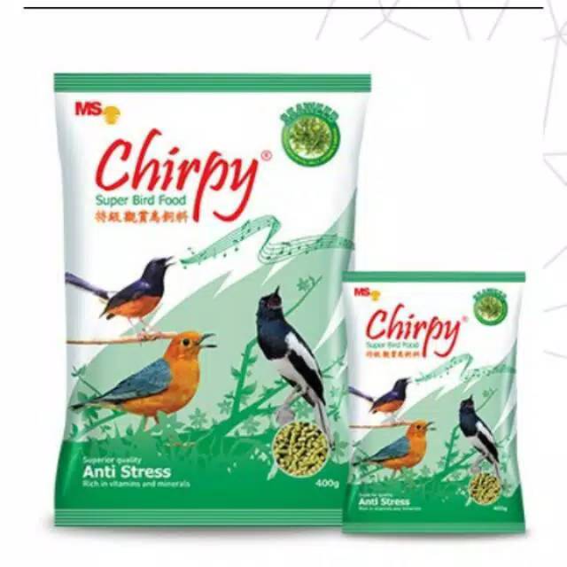 chirpy SEEWED 250 gram pakan burung