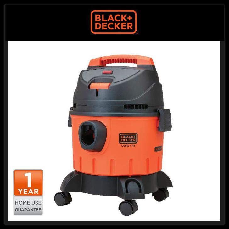 Black + Decker 1200W Wet& Dry Vacuum Cleaner - Vacuum Basah Kering