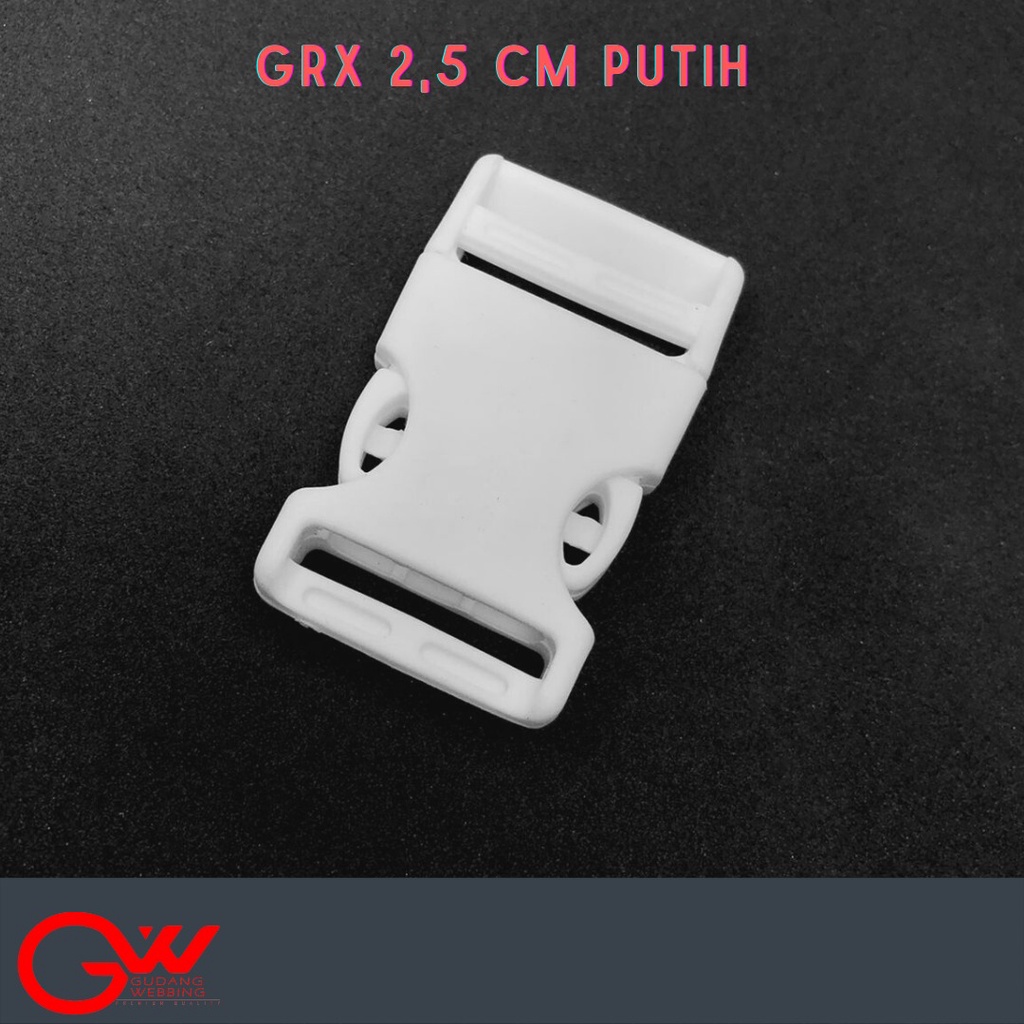 Kunci Sodok / Selot Ukuran 2,5 cm Acetal PUTIH / GRX 2,5 CM PUTIH