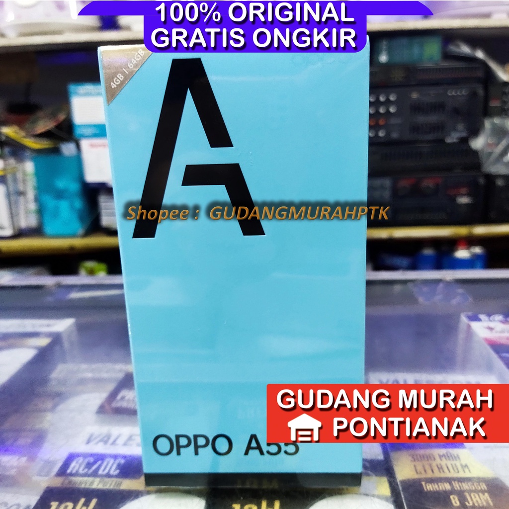 OPPO A55 4GB/64GB GARANSI RESMI HP Handphone 4/64