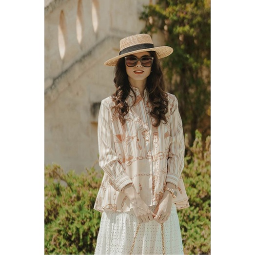 BenangJarum x dsaks - the chain la bella cotton shirt