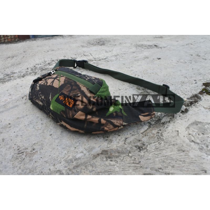 Waistbag Camo Perbakin / Tas Pinggang Loreng Camo Perbakin / Tas Pinggang Pria