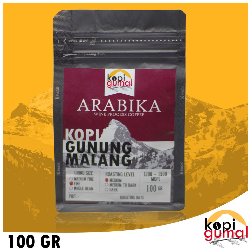 

Kopi Arabika Wine Process 100 Gram