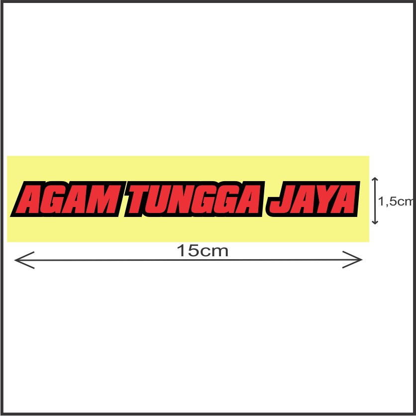 

sticker stiker bus bis agam tungga jaya