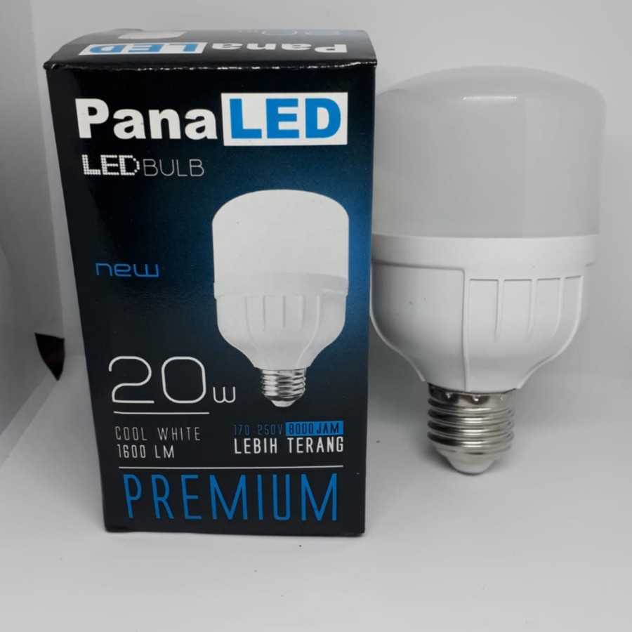 Lampu LED 20 Watt Putih Panaled 20W  Bohlam Panaled LED 20w