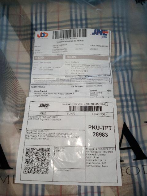 Kemeja Batik Printing Salice Paolo Motif Rantai Lengan Pendek