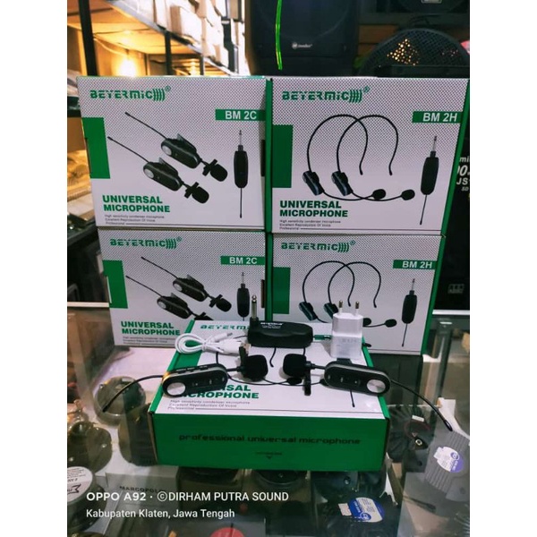 microphone wireless clip on beyer mic