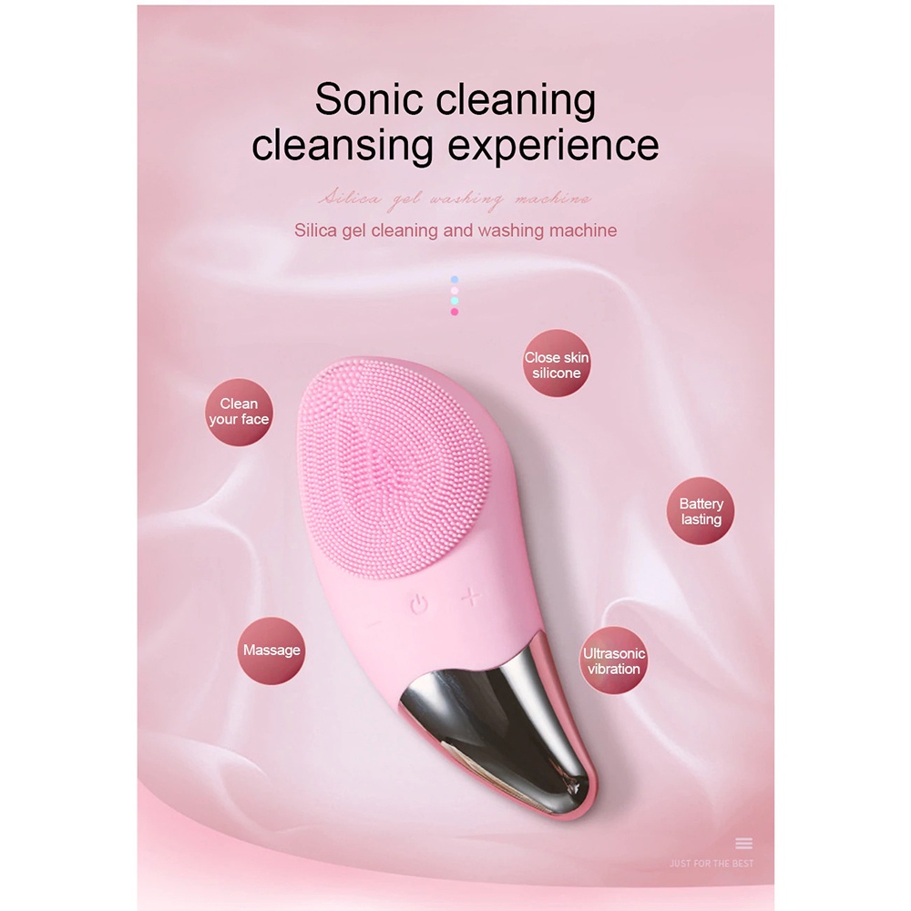 Sikat Pembersih Wajah Sonic Electric Facial Cleansing Brush - BR-020