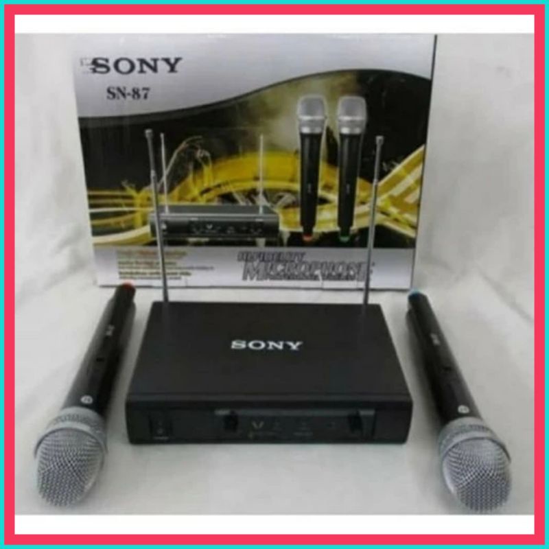 Mic Wireless Sony Sn 87 Microphone Sony SN 87 Suara Vokal Terbaik
