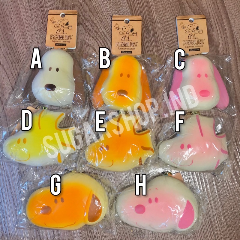 [BNIP & NEW] SQUISHY TAG SNOOPY/PEANUTS