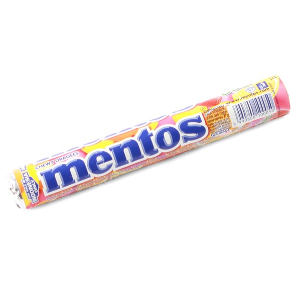 

MENTOS Mix Fruit Chewy Candy 30g - Permen Kenyal Rasa Buah Campur