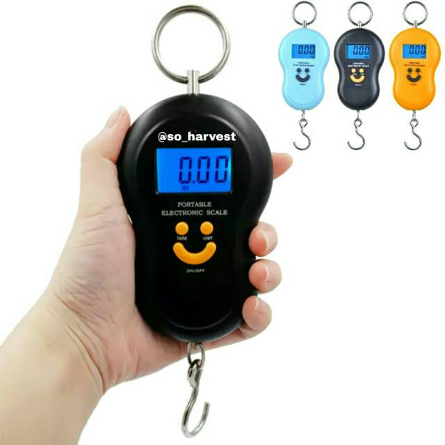 Termurah Timbangan Digital Gantung Smile 50Kg Portable Electronic Scale Timbangan