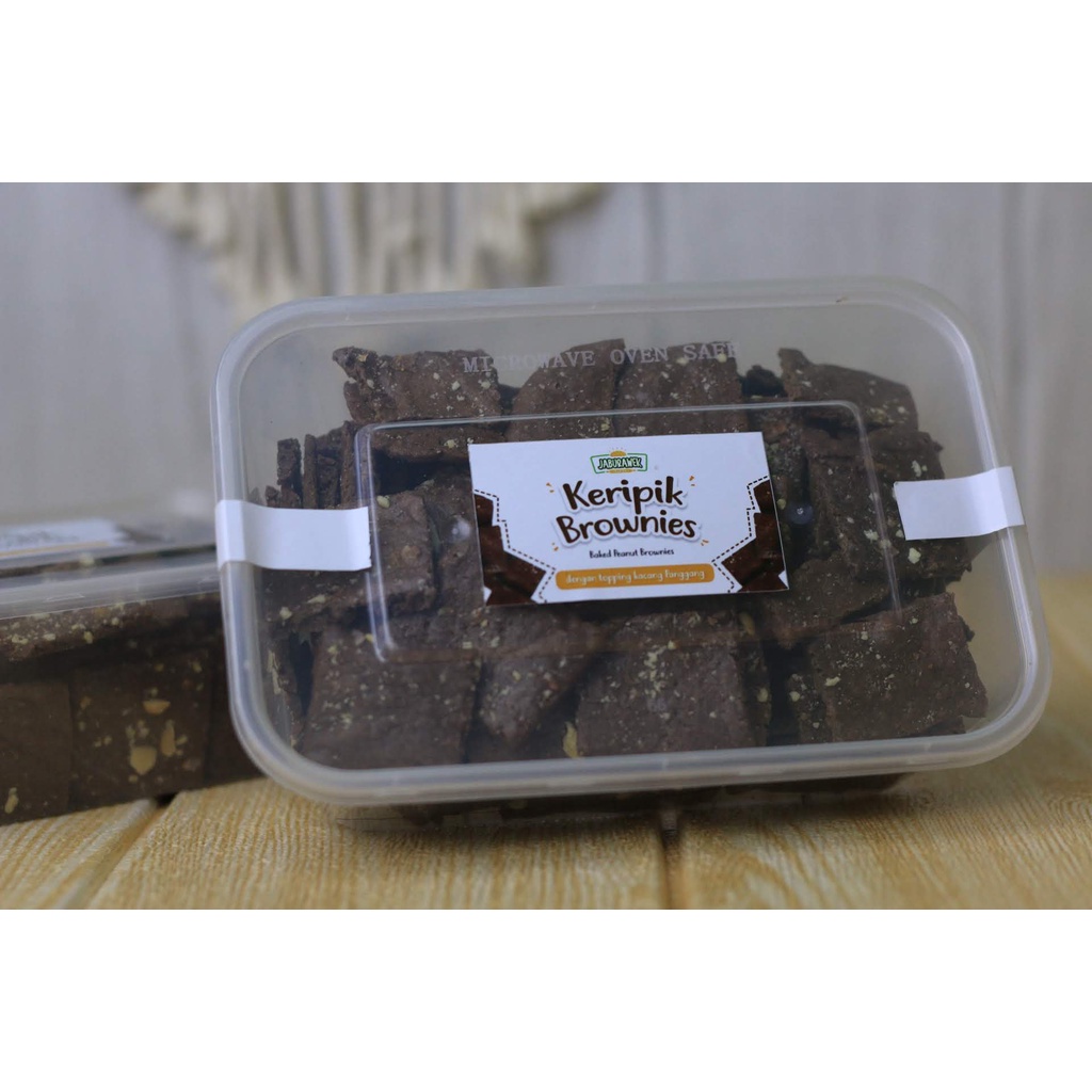 

Keripik Brownies Jaburawek 250 gr, Bron Chips, Brownies Kering, Kue Kering, Camilan Enak