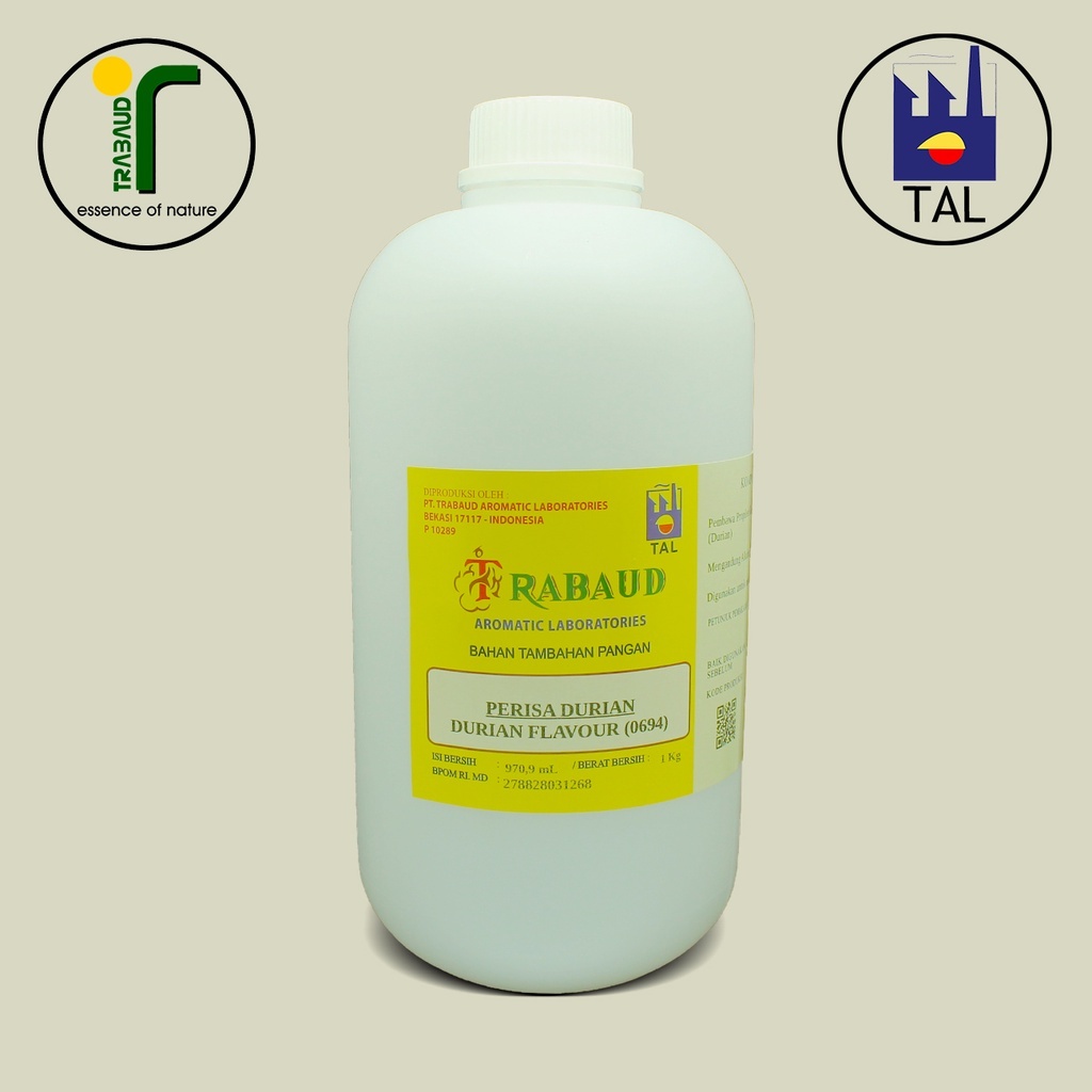 

(TAL) Perisa Durian Flavour / Durian Flavour 0694 (1 KG)