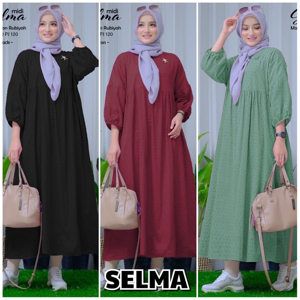 SELMA MIDI BY SHOFIYA FASHION MUSLIM WANITA