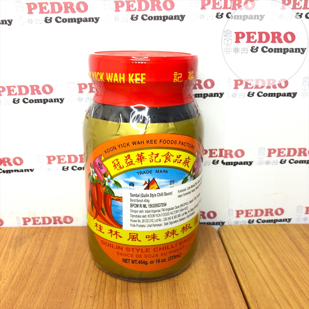 

Koon yick wah kee sambal guilin style chili sauce 454 gram - cabe china