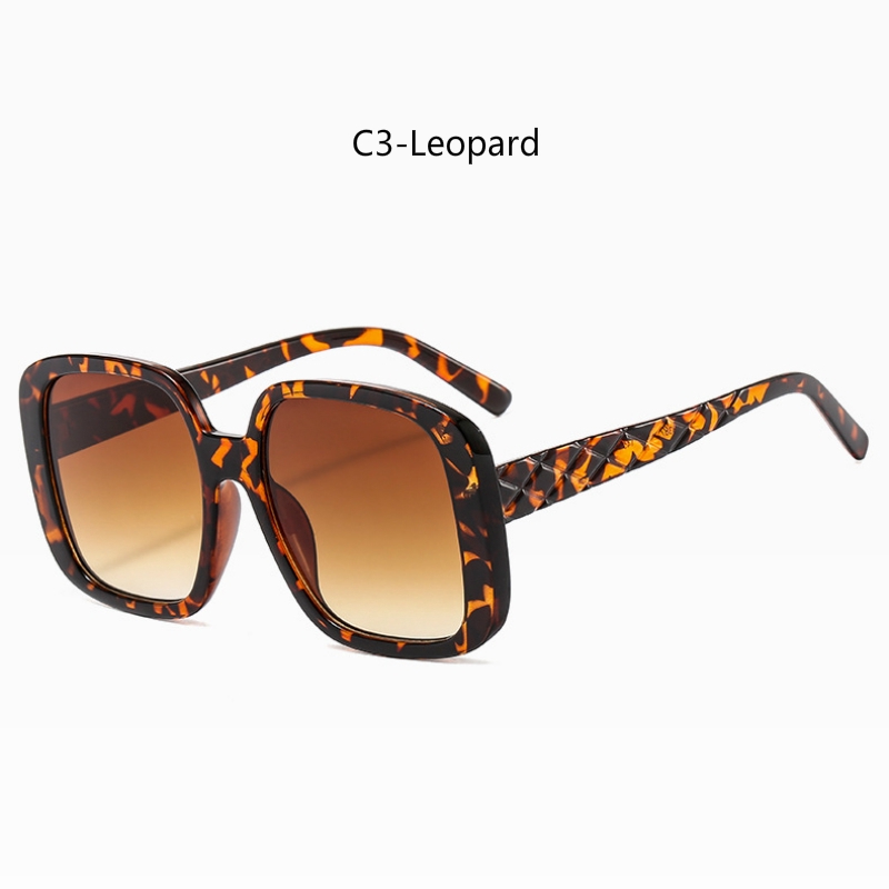 Fashion big frame Korean style square all-match sunglasses