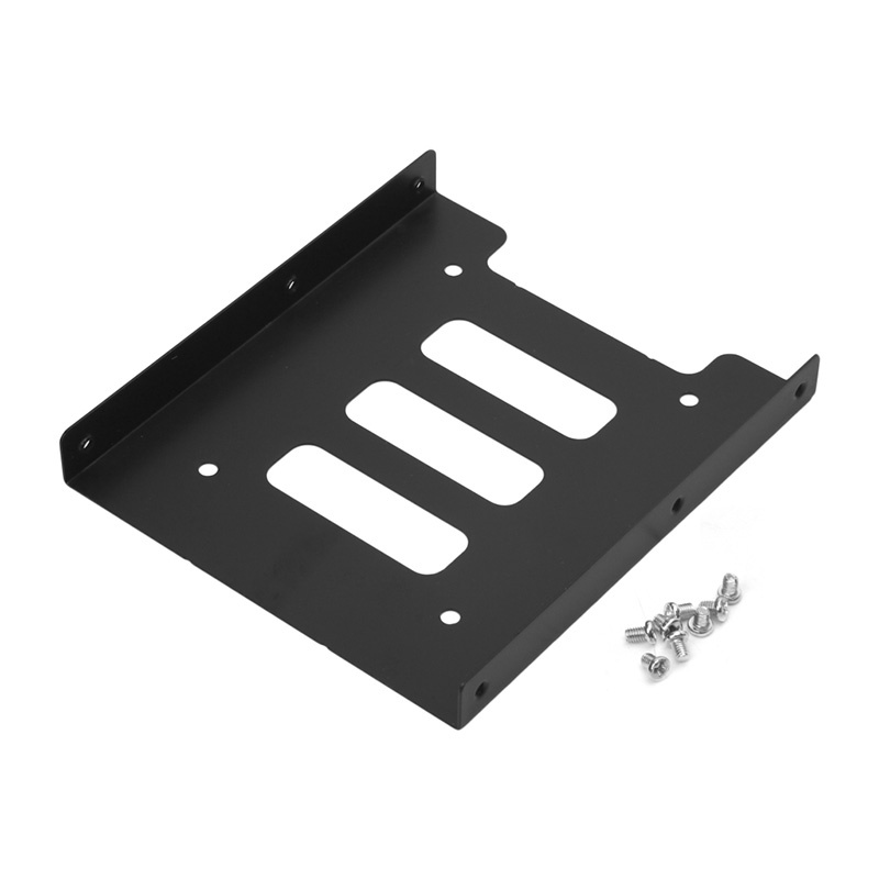 Btsg 2.5 &quot;Sampai 3.5&quot; SSD HDD Metal Adapter Mounting Bracket Hard Drive Holder Dock Untuk PC